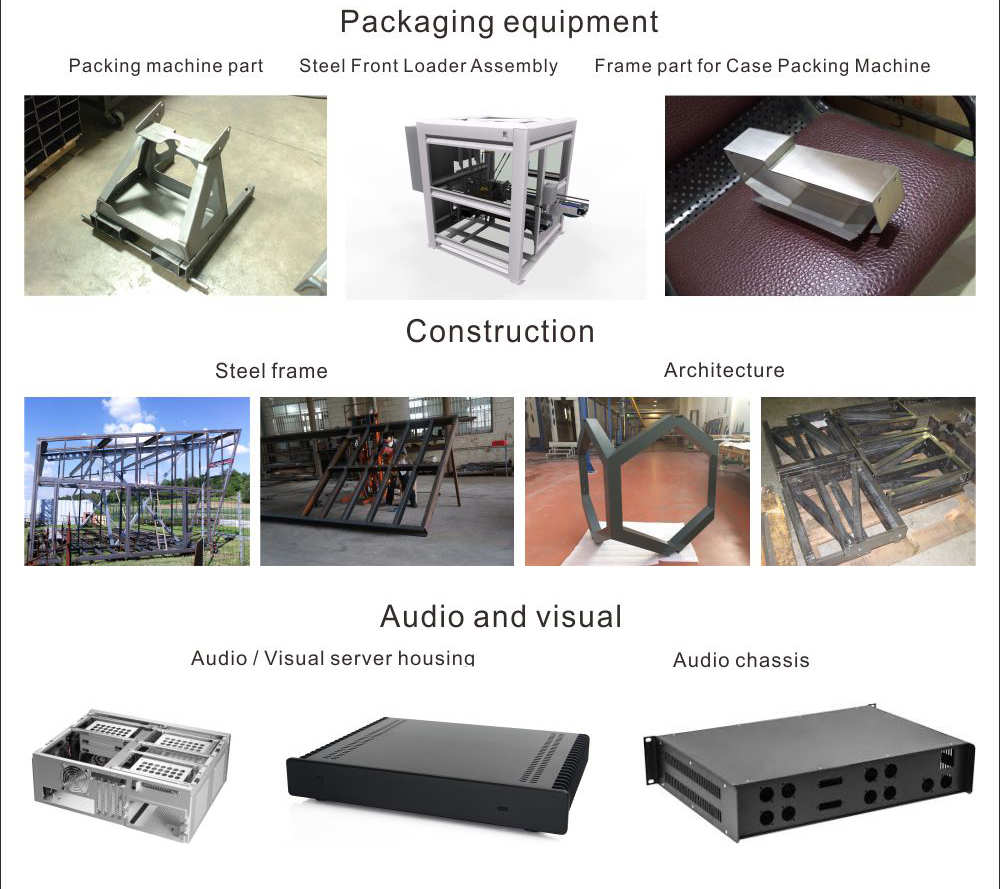 Fábrica china de chapa metálica herramienta de fabricación de cajas de metalistería